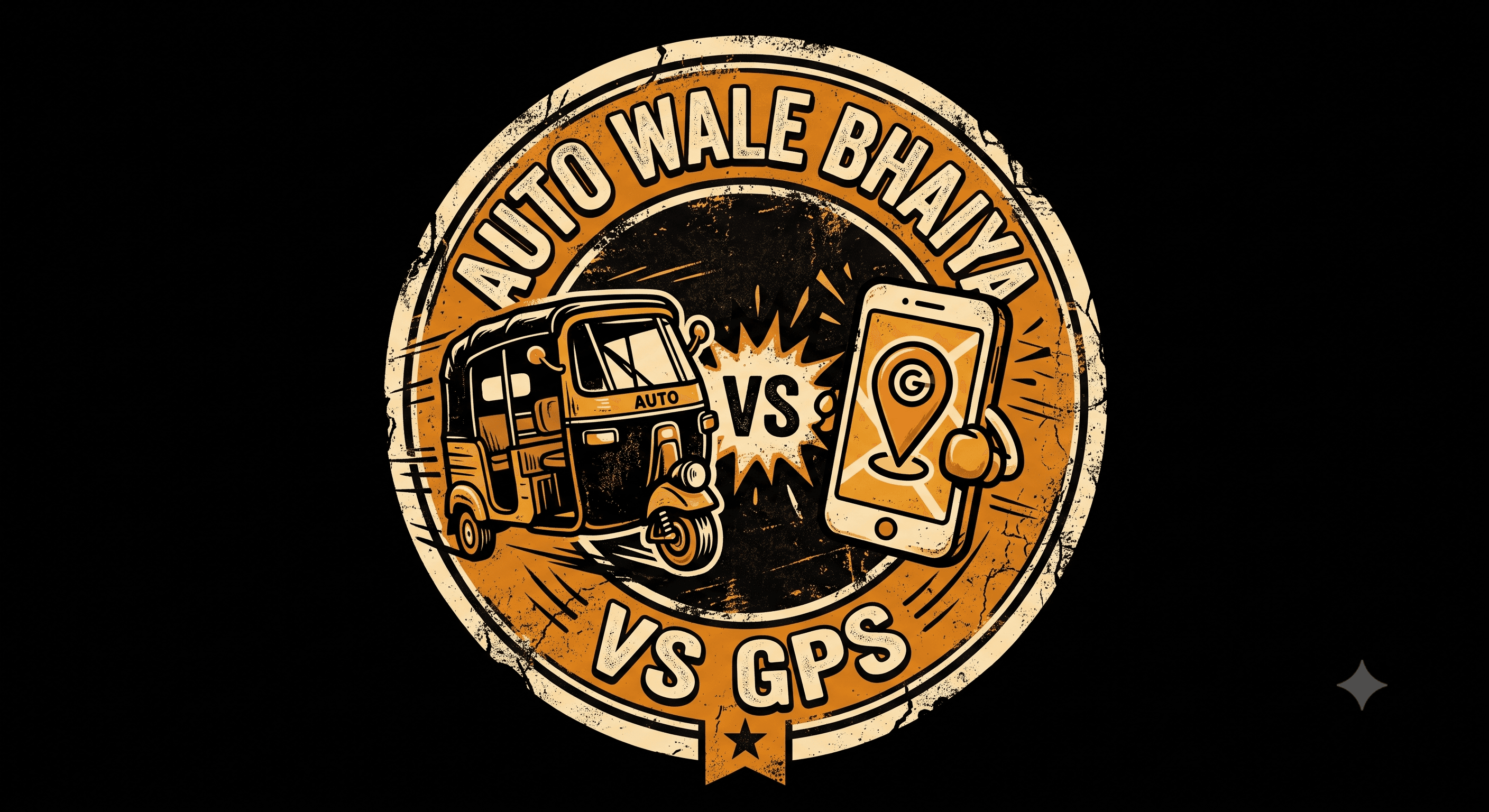 Auto Wale Bhaiya Vs GPS — Design (real)