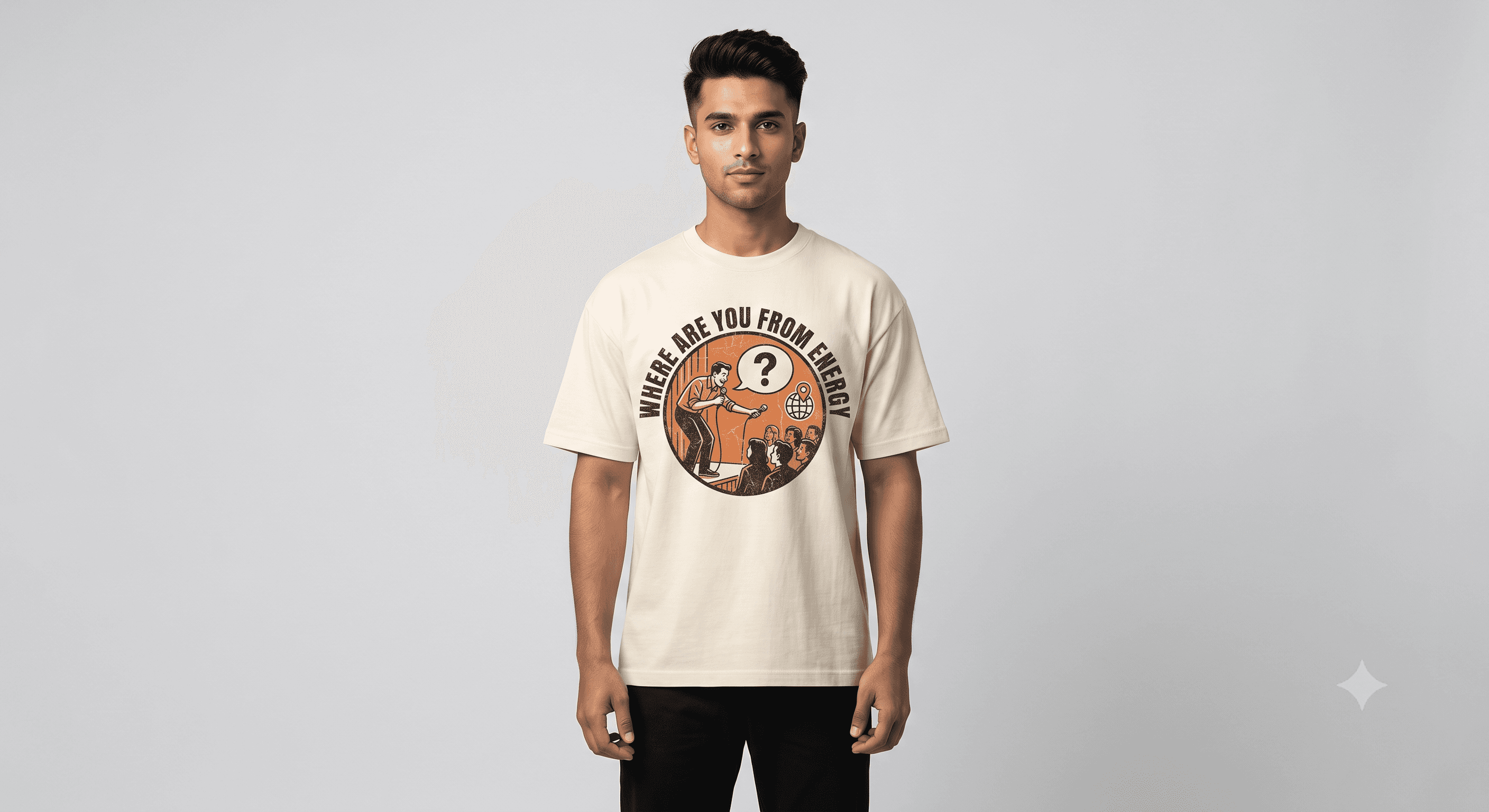 Where Are You From Energy — White — On Model (real)